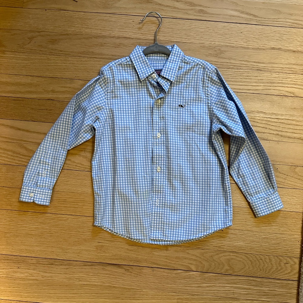 Vineyard Vines Button Down Whale Shirt Gingham